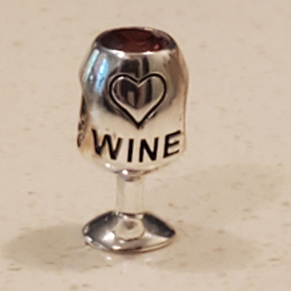 Pandora Style 925 Red Wine Charm - Picture 5 of 9
